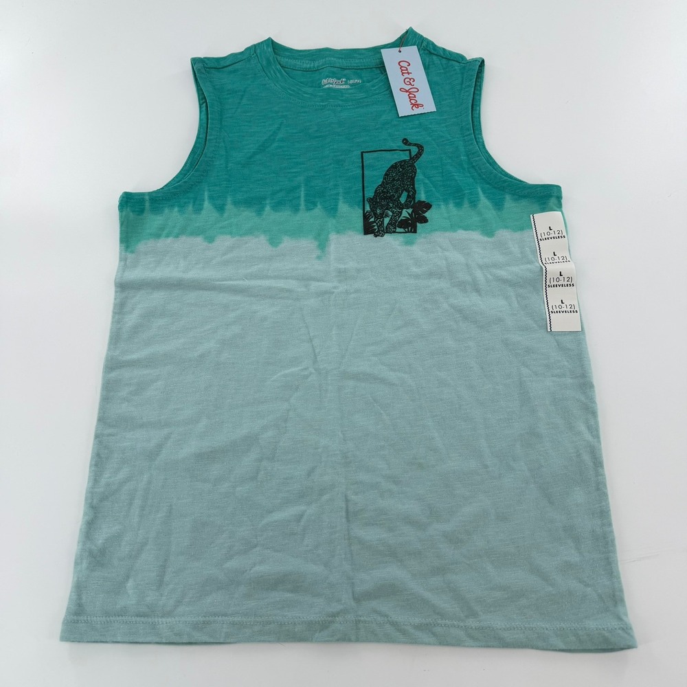 Cat & Jack Boys Shirt Bundle Polo Tank T-Shirt Graphic Size L 10/12 Multicolor - Picture 6 of 13